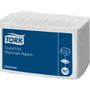 TORK Dispenserserviet, Tork Superfold, 1-lags, super fold, 41x31cm, hvid, genanvendt papir
