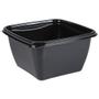 Abena Salatskål, 12,5x12,5x6,7cm, 500 ml, sort, RPET, firkantet