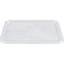 ABENA Låg, 17,5x11,9cm, klar, PP, snap-on, rektangulær, til standard bakke