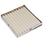 Kronelys, Abena Gastro, 24cm, Ø2,2cm, hvid, 9 timer, stearin