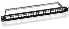 MICROCONNECT CAT6 24 port 19" Patch Panel, (PP-027)