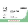 Ethilon II Sutur, Ethilon II, 45cm, sort, PA, (nylon), 4-0, FS-2 nål, monofil, 662SLH *Denne vare tages ikke retur*
