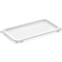 ABENA Snap-on låg, 18,5x10,5cm, klar, APET, højt, til standard bakke