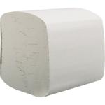Toiletpapir i ark, Kimberly-Clark Hostess, 2-lags, V-fold, 18, 6x11cm,  hvid, genanvendt papir
