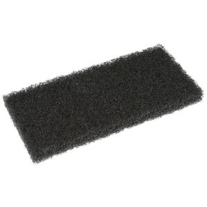 _ Skurefiber,  25x11, 5x2, 4cm,  sort, nylon/ polyester,  grov skureeffekt (16805602*12)