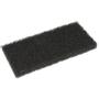ABENA Skurefiber, 25x12x2,5cm, sort, nylon/polyester, grov skureeffekt