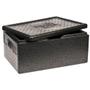 ABENA Termokasse, 60x40x29cm, 39 l, 39 l, sort, EPP, 1-rums, 1/1 GN