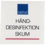 Abena Label til dispenser, 4x4cm, rød, skum hånddesinfektion