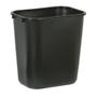 Rubbermaid Affaldsspand, Rubbermaid, sort, PE, 26.6 l, rektangulær, til tungt affald *Denne vare tages ikke retur*