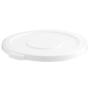 Rubbermaid Låg, Rubbermaid Brute, 4,4cm, Ø50,5cm, hvid, plast, til 76 l BRUTE container