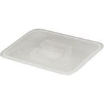 Låg, Tina Trolleys, 27x28, 5x3cm,  klar, plast, til 6 ltr. inventarspand *Denne vare tages ikke retur*