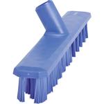 Gulvskrubbe,  Vikan, 5x40x7, 5cm,  lilla, glas/ polyester/ PP,  40 cm, stiv, UST *Denne vare tages ikke retur*