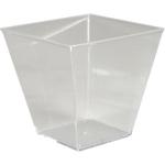 Tapatizers,  Abena Gastro, 69x69x66mm,  200 ml, klar, PS, firkantet