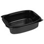 _ Plastbakke,  19x15, 5x5, 2cm,  900 ml, sort, PP