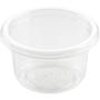 DUNI Bæger, Duni FIXPACK, 8x8x4,6cm, 110 ml, transparent, APET, 1-rums *Denne vare tages ikke retur*
