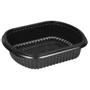 _ Plastbakke, ABENA, 21x17,6x5cm, 1000 ml, sort, PP, 1-rums, 1000 ml, stor