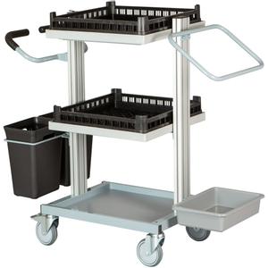 Tina Trolleys Serveringsvogn,  Tina Trolleys Exclusive,  1120x500x1080mm,  grå *Denne vare tages ikke retur* (1000012175)