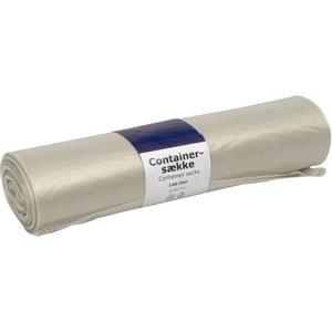 _ Containersæk,  140 l, klar, LDPE/ genanvendt,  92x144, 5cm (152402*12)