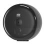 TORK Dispenser, Tork T9, 15,6x21,9x21,9cm, sort, plast, til toiletpapir *Denne vare tages ikke retur*