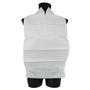 _ Spisestykke, ABENA Classic, 3-lags, 70x38cm, hvid, PE/tissue, med bindebånd, engangs