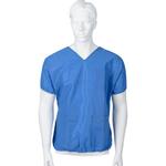 Engangsuniform,  bluse, ABENA SoftComfort,  S, 71x54cm, blå, SMMMS, enkeltpakket,  usteril, ekstra blød, engangs