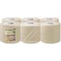 Lucart Jumborulle, Lucart T3 Natural, 2-lags, Mini, 180m x 8,9cm, Ø19cm, ubleget, genanvendt papir