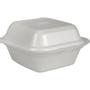 ABENA Burgerboks, ABENA Gastro, 15x14,5x7,8cm, 1500 ml, hvid, XPS, 1-rums, med hængslet låg