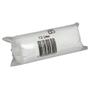 _ Spandepose med stjernebund,  ABENA Bin-Line, 12 l, hvid, LLDPE/ virgin,  40x57cm