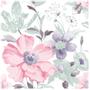 ASP Holmbl Frokostserviet, ASP-Holmblad, 3-lags, 1/4 fold, 33x33cm, flerfarvet, nyfiber, stor blomstret Rhododendron