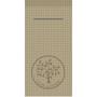 Love Nature Bestikserviet, Love Nature Jute, 1/8 fold, 40x40cm, grå, airlaid