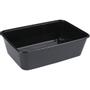 ABENA Plastbakke, 17,5x11,9x5,2cm, 650 ml, 650 ml, sort, PP, 1-rums