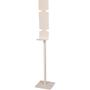 ABENA Stander, 29x29,5x142cm, hvid, til hånddesinfektions touchfree dispenser