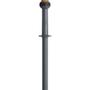 Vikan Teleskopskaft med klik, Vikan, Ø3,2cm, grå, aluminium/PP, 123,5-177cm