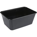 Plastbakke,  17, 5x11, 9x7, 2cm,  950 ml, 950 ml, sort, PP, 1-rums