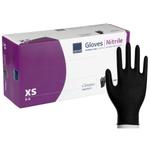 Undersøgelseshandske,  ABENA Classic Protect, XS, sort, nitril, pudderfri