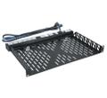 MIDDLEATLANTIC Rackshelf | Utility | Vented, 10.4"" deep, 1RU | Black | Non-stock Item