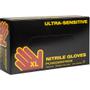 Boisen Safety Engangshandske, Boisen Safety Ultra Sensitive, XL, sort, nitril, pudderfri