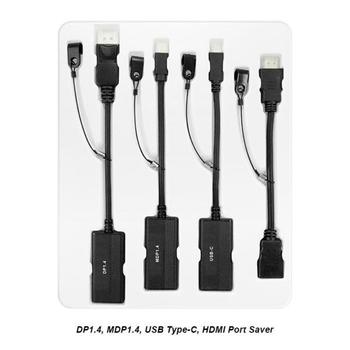 SCP DO-L001 | The Dongler Adapter Ring | DP | Mini-DP | HDMI | USB-C - HDMI | Max 3840x2160 60Hz 4:4:4 | Black | 10cm (DO-L001)