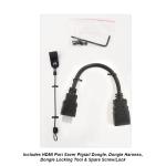 SCP DO-D004 | Adapter - Port Saver | HDMI - HDMI | Max 3840x2160 60Hz 4:4:4 | Svart | 10cm (DO-D004)