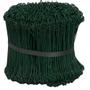 ABENA Stålsnøre, grøn, stål, 15cm, PE belagt