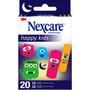 NEXCARE Børneplaster, Nexcare Happy Kids, 2 størrelser, assorteret, hypoallergent