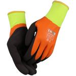 Heldyppet latexhandske,  THOR Superflex Thermo, 7, orange, akryl/ polyester,  Touchscreen funktion