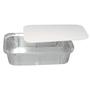 ABENA Låg, ABENA Cater-Line, 25,1x18,5cm, hvid, aluminium/pap
