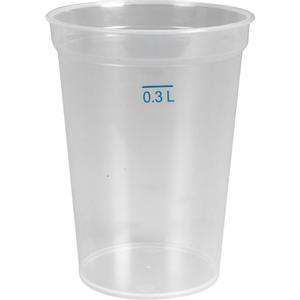 _ Drikkeglas,  ABENA Gastro, 11,2cm, Ø8,5cm, 30 cl, 40 cl, klar, PP, til flergangsbrug (1999903784*96)