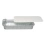ABENA Låg, ABENA Cater-Line, 30,5x20,4cm, hvid, aluminium/pap