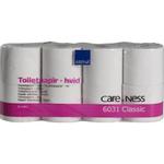 Toiletpapir,  ABENA Care-Ness Classic, 2-lags, 50m x 9,6cm, Ø11,5cm, hvid