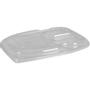 ABENA Låg, 25,5x19x2cm, klar, PP, 3-rums, til plastbakke
