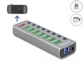 DELOCK USB Hub Delock USB 3.2 7 Port Grey 2
