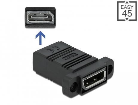 DELOCK Easy 45 DisplayPort Adapter straight (81309)