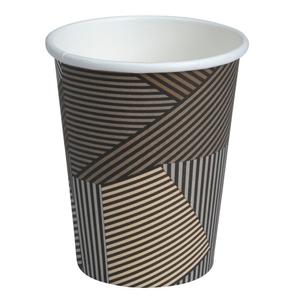 _ Kaffebæger Lines, ABENA Gastro, 13,6cm, Ø9cm, 48 cl, 49 cl, brun, pap/PE, 16 oz (13332305*1000)